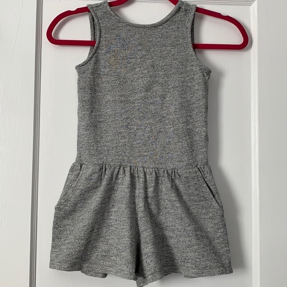 GAP Other - Gap Gray Girls Shorts Romper 6/7 EUC One Piece
